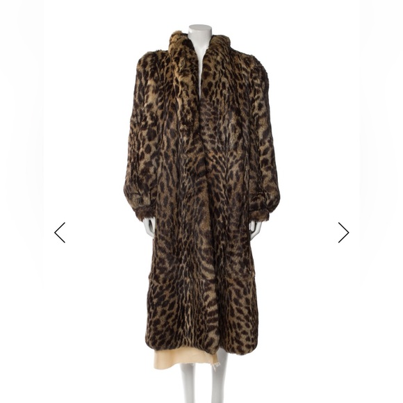 Polo Norte Jackets & Blazers - Polo Norte Vintage Animal Print Rabbit Fur Coat